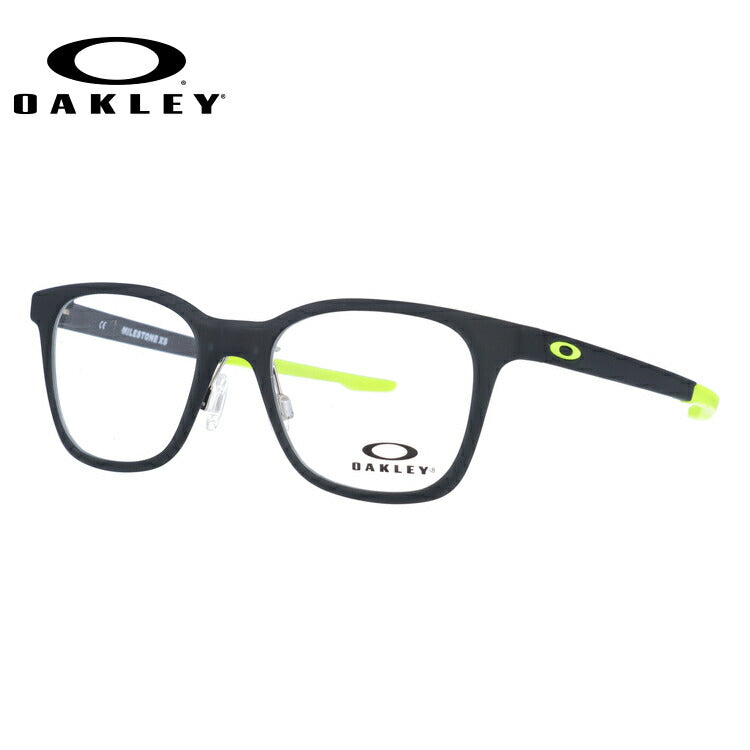 【キッズ・ジュニア用】オークリー 眼鏡 フレーム OAKLEY メガネ MILESTONE XS マイルストーンXS OY8004-0245 45 レギュラーフィット（調整可能ノーズパッド） ウェリントン型 子供 ユース 度付き 度なし 伊達 ダテ めがね 老眼鏡 サングラス