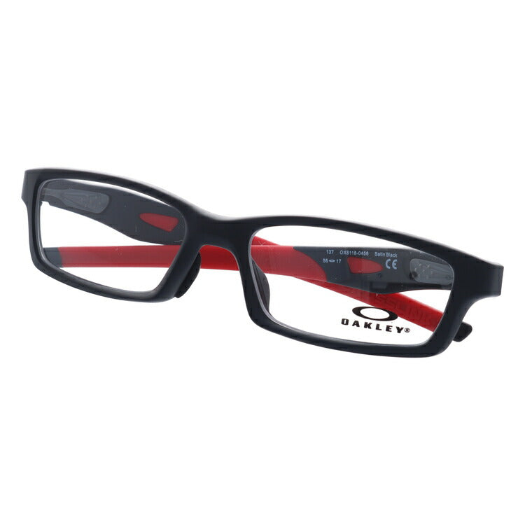 オークリー 眼鏡 フレーム OAKLEY メガネ CROSSLINK クロスリンク OX8118-0456 56 アジアンフィット スクエア型 スポーツ メンズ レディース 度付き 度なし 伊達 ダテ めがね 老眼鏡 サングラス ラッピング無料