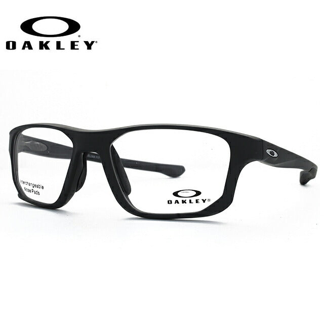 オークリー 眼鏡 フレーム OAKLEY メガネ CROSSLINK FIT クロスリンクフィット OX8136M-0353 53 レギュラーフィット スクエア型 スポーツ メンズ レディース 度付き 度なし 伊達 ダテ めがね 老眼鏡 サングラス ラッピング無料