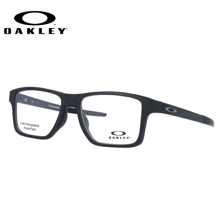 オークリー 眼鏡 フレーム OAKLEY メガネ CHAMFER SQUARED シャンファースクエア OX8143-0152 52 TrueBridge（4種ノーズパッド付） スクエア型 スポーツ メンズ レディース 度付き 度なし 伊達 ダテ めがね 老眼鏡 サングラス ラッピング無料