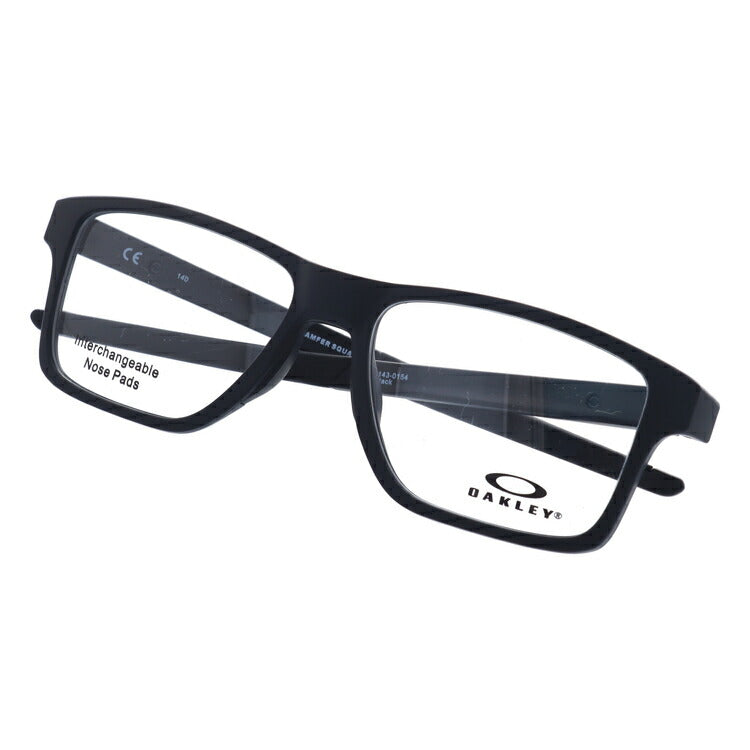 オークリー 眼鏡 フレーム OAKLEY メガネ CHAMFER SQUARED シャンファースクエア OX8143-0154 54 TrueBridge（4種ノーズパッド付） スクエア型 スポーツ メンズ レディース 度付き 度なし 伊達 ダテ めがね 老眼鏡 サングラス ラッピング無料