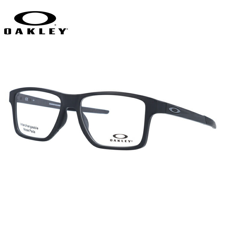オークリー 眼鏡 フレーム OAKLEY メガネ CHAMFER SQUARED シャンファースクエア OX8143-0154 54 TrueBridge（4種ノーズパッド付） スクエア型 スポーツ メンズ レディース 度付き 度なし 伊達 ダテ めがね 老眼鏡 サングラス ラッピング無料