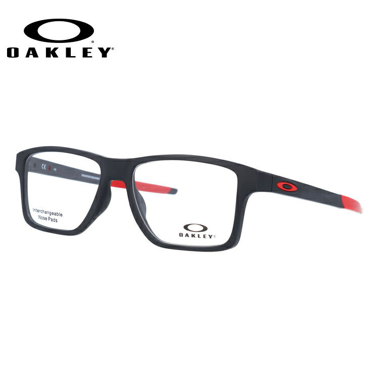 オークリー 眼鏡 フレーム OAKLEY メガネ CHAMFER SQUARED シャンファースクエア OX8143-0554 54 TrueBridge（4種ノーズパッド付） スクエア型 スポーツ メンズ レディース 度付き 度なし 伊達 ダテ めがね 老眼鏡 サングラス ラッピング無料