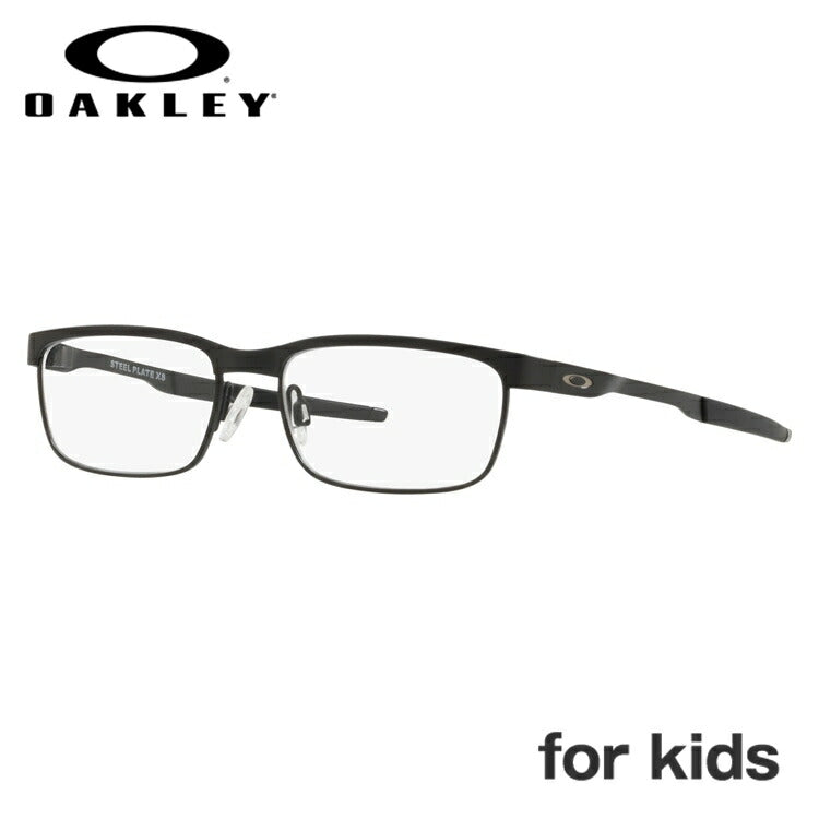 【キッズ・ジュニア用】オークリー 眼鏡 フレーム OAKLEY メガネ STEEL PLATE XS スチールプレートXS OY3002-0146 46 レギュラーフィット（調整可能ノーズパッド） スクエア型 子供 ユース 度付き 度なし 伊達 ダテ めがね 老眼鏡 サングラス