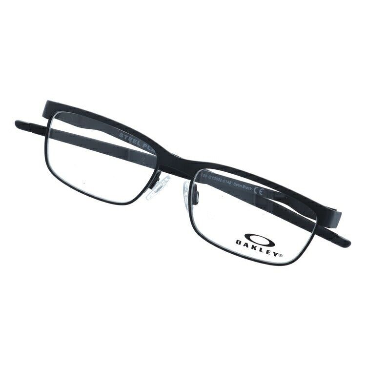 【キッズ・ジュニア用】オークリー 眼鏡 フレーム OAKLEY メガネ STEEL PLATE XS スチールプレートXS OY3002-0148 48 レギュラーフィット（調整可能ノーズパッド） スクエア型 子供 ユース 度付き 度なし 伊達 ダテ めがね 老眼鏡 サングラス