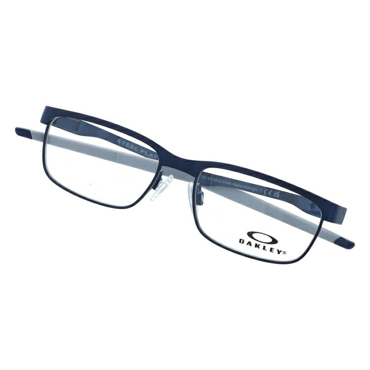 【キッズ・ジュニア用】オークリー 眼鏡 フレーム OAKLEY メガネ STEEL PLATE XS スチールプレートXS OY3002-0348 48 レギュラーフィット（調整可能ノーズパッド） スクエア型 子供 ユース 度付き 度なし 伊達 ダテ めがね 老眼鏡 ラッピング無料