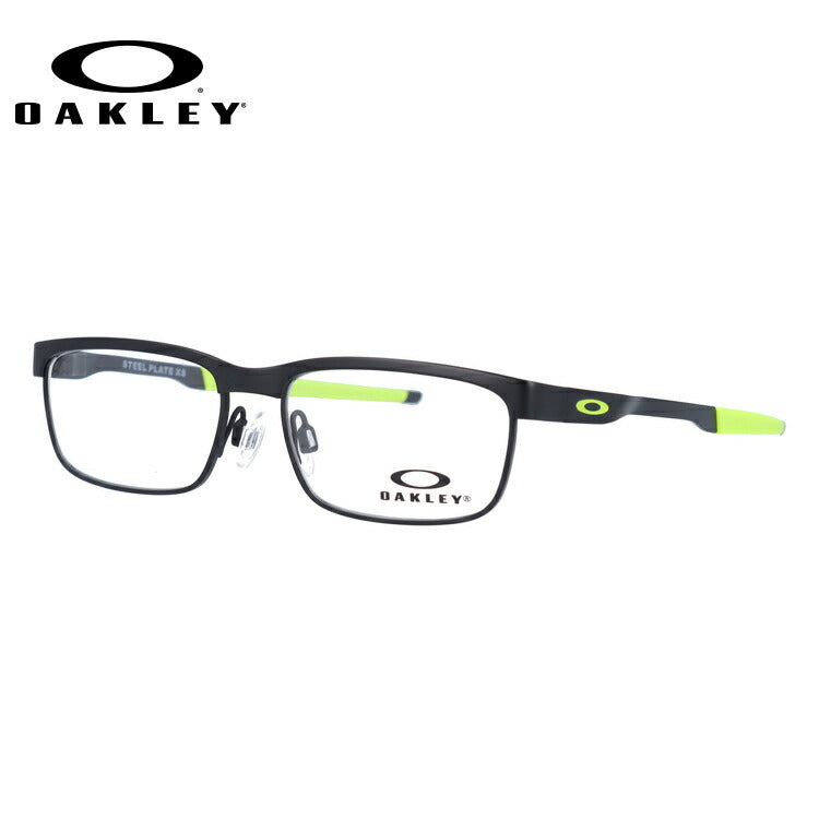 【キッズ・ジュニア用】オークリー 眼鏡 フレーム OAKLEY メガネ STEEL PLATE XS スチールプレートXS OY3002-0446 46 レギュラーフィット（調整可能ノーズパッド） スクエア型 子供 ユース 度付き 度なし 伊達 ダテ めがね 老眼鏡 ラッピング無料