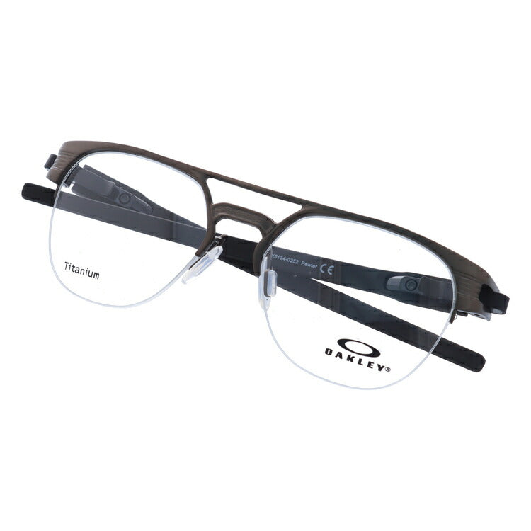 オークリー 眼鏡 フレーム OAKLEY メガネ LATCH KEY TI ラッチキーTI OX5134-0252 52 レギュラーフィット（調整可能ノーズパッド） サーモント型/ブロー型 メンズ レディース 度付き 度なし 伊達 ダテ めがね 老眼鏡 サングラス