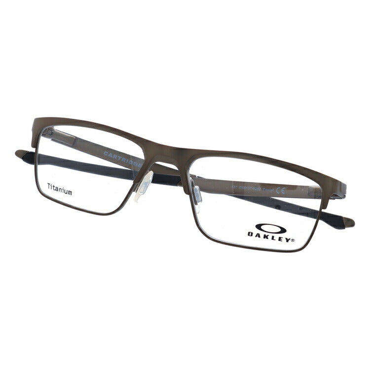 オークリー 眼鏡 フレーム OAKLEY メガネ CARTRIDGE カートリッジ OX5137-0252 52 レギュラーフィット（調整可能ノーズパッド） スクエア型 メンズ レディース 度付き 度なし 伊達 ダテ めがね 老眼鏡 サングラス ラッピング無料