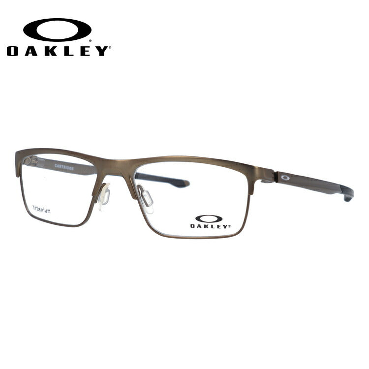 オークリー 眼鏡 フレーム OAKLEY メガネ CARTRIDGE カートリッジ OX5137-0252 52 レギュラーフィット（調整可能ノーズパッド） スクエア型 メンズ レディース 度付き 度なし 伊達 ダテ めがね 老眼鏡 サングラス ラッピング無料