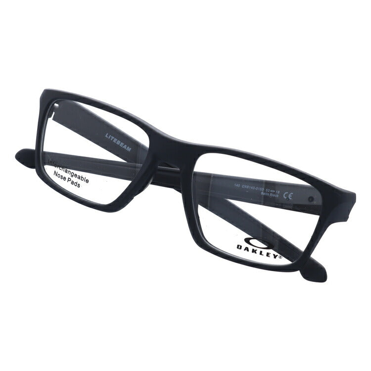 オークリー 眼鏡 フレーム OAKLEY メガネ LIGHTBEAM ライトビーム OX8140-0153 53 TrueBridge（4種ノーズパッド付） スクエア型 スポーツ メンズ レディース 度付き 度なし 伊達 ダテ めがね 老眼鏡 サングラス ラッピング無料