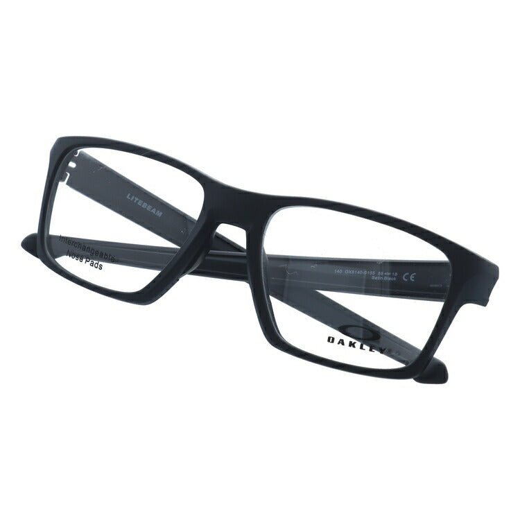 オークリー 眼鏡 フレーム OAKLEY メガネ LIGHTBEAM ライトビーム OX8140-0155 55 TrueBridge（4種ノーズパッド付） スクエア型 スポーツ メンズ レディース 度付き 度なし 伊達 ダテ めがね 老眼鏡 サングラス ラッピング無料