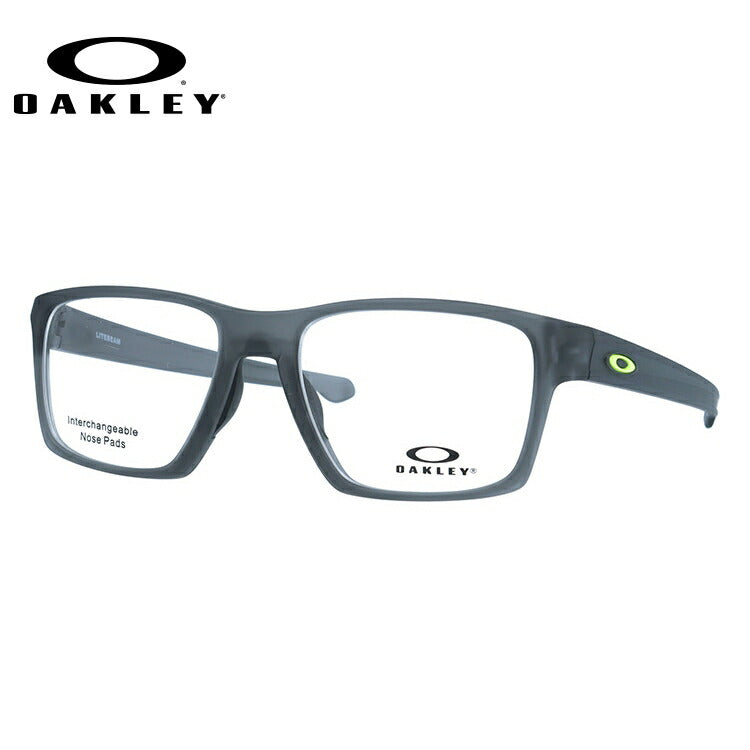 オークリー 眼鏡 フレーム OAKLEY メガネ LIGHTBEAM ライトビーム OX8140-0255 55 TrueBridge（4種ノーズパッド付） スクエア型 スポーツ メンズ レディース 度付き 度なし 伊達 ダテ めがね 老眼鏡 サングラス ラッピング無料