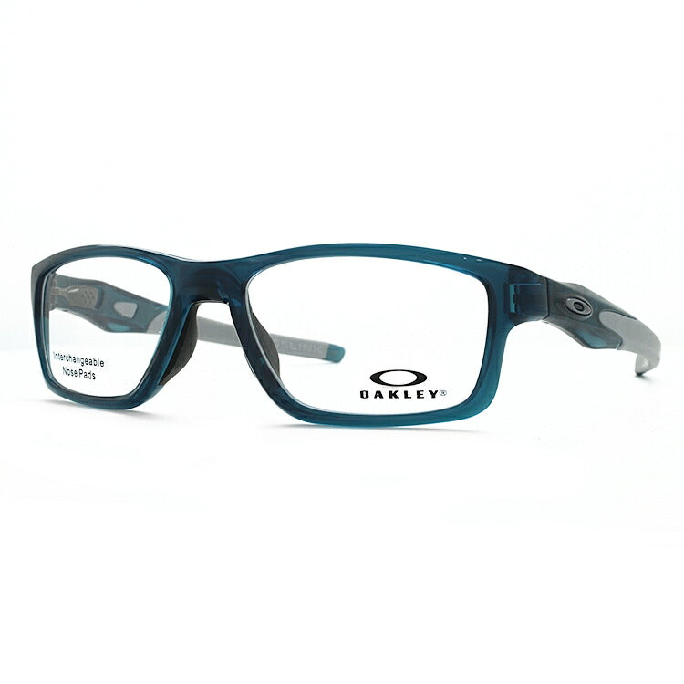 オークリー 眼鏡 フレーム OAKLEY メガネ CROSSLINK MNP クロスリンクMNP OX8090-0553 53 TrueBridge（4種ノーズパッド付） スクエア型 スポーツ メンズ レディース 度付き 度なし 伊達 ダテ めがね 老眼鏡 サングラス ラッピング無料