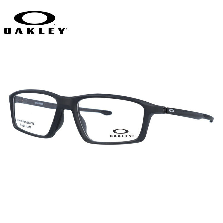 オークリー 眼鏡 フレーム OAKLEY メガネ CHAMBER チェンバー OX8138-0153 53 TrueBridge（4種ノーズパッド付） スクエア型 スポーツ メンズ レディース 度付き 度なし 伊達 ダテ めがね 老眼鏡 サングラス ラッピング無料