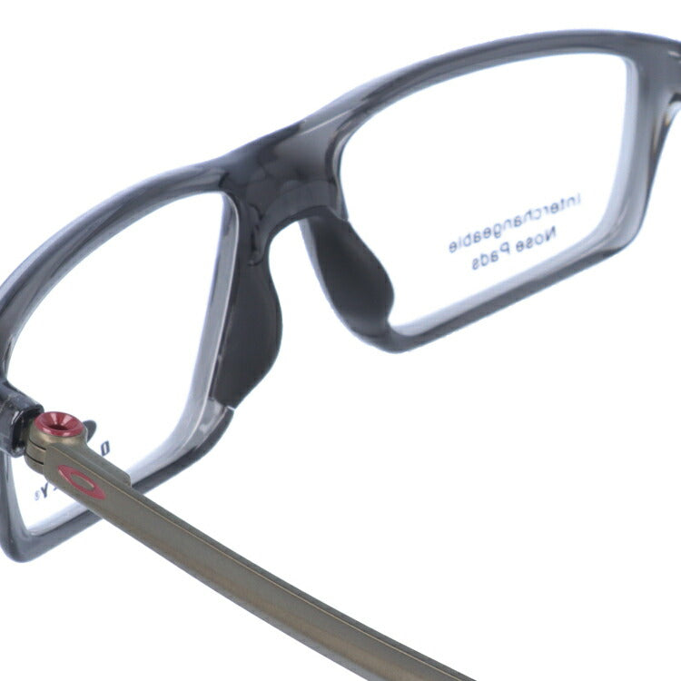 オークリー 眼鏡 フレーム OAKLEY メガネ CHAMBER チェンバー OX8138-0353 53 TrueBridge（4種ノーズパッド付） スクエア型 スポーツ メンズ レディース 度付き 度なし 伊達 ダテ めがね 老眼鏡 サングラス ラッピング無料