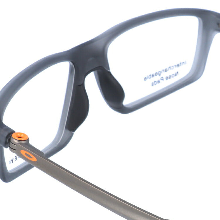 【訳あり・店頭展示品/外箱なし】オークリー 眼鏡 フレーム OAKLEY メガネ CHAMBER チェンバー OX8138-0453 53 TrueBridge（4種ノーズパッド付） スクエア型 スポーツ メンズ レディース 度付き 度なし 伊達 ダテ めがね 老眼鏡 サングラス ラッピング無料