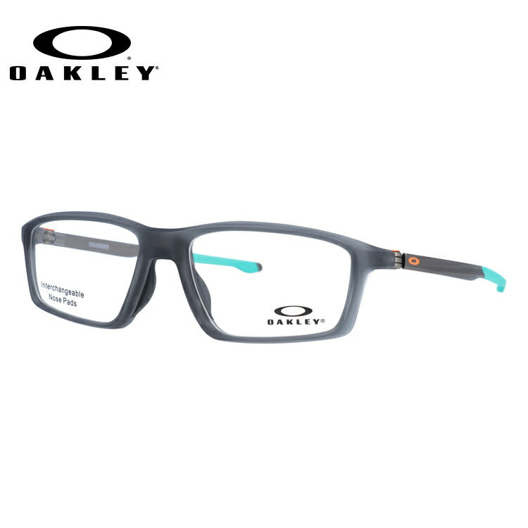 オークリー 眼鏡 フレーム OAKLEY メガネ CHAMBER チェンバー OX8138-0453 53 TrueBridge（4種ノーズパッド付） スクエア型 スポーツ メンズ レディース 度付き 度なし 伊達 ダテ めがね 老眼鏡 サングラス ラッピング無料