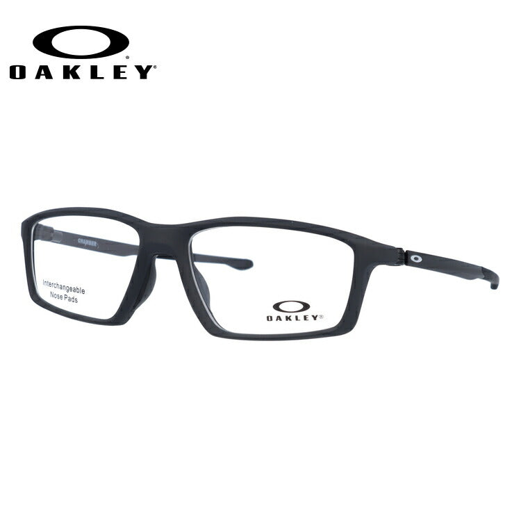 オークリー 眼鏡 フレーム OAKLEY メガネ CHAMBER チェンバー OX8138-0155 55 TrueBridge（4種ノーズパッド付） スクエア型 スポーツ メンズ レディース 度付き 度なし 伊達 ダテ めがね 老眼鏡 サングラス ラッピング無料