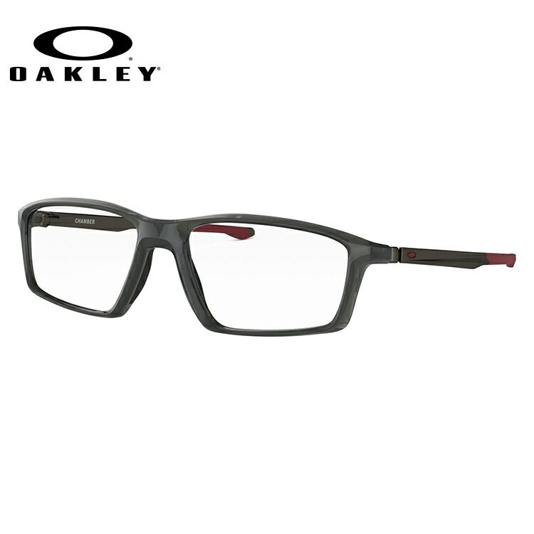 オークリー 眼鏡 フレーム OAKLEY メガネ CHAMBER チェンバー OX8138-0355 55 TrueBridge（4種ノーズパッド付） スクエア型 スポーツ メンズ レディース 度付き 度なし 伊達 ダテ めがね 老眼鏡 サングラス ラッピング無料