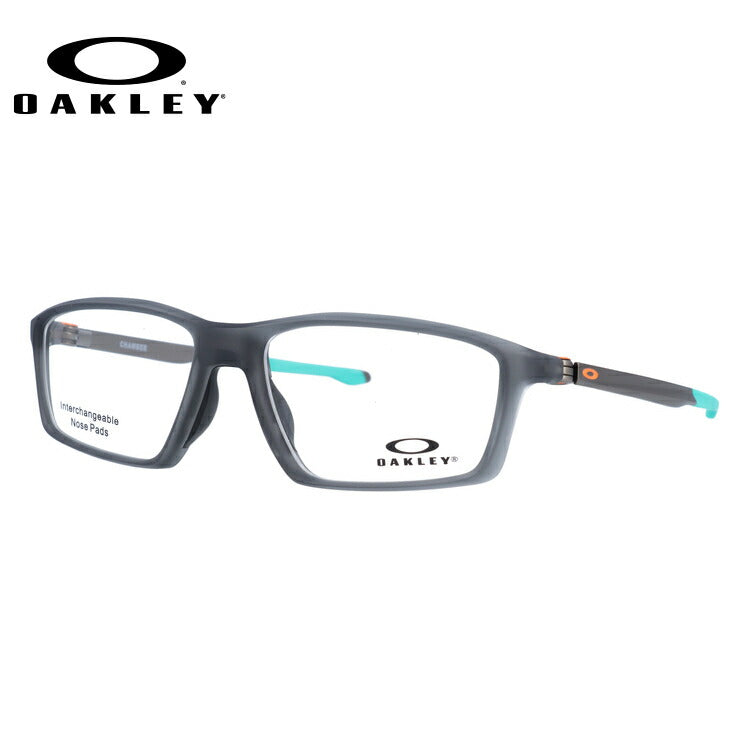 オークリー 眼鏡 フレーム OAKLEY メガネ CHAMBER チェンバー OX8138-0455 55 TrueBridge（4種ノーズパッド付） スクエア型 スポーツ メンズ レディース 度付き 度なし 伊達 ダテ めがね 老眼鏡 サングラス ラッピング無料