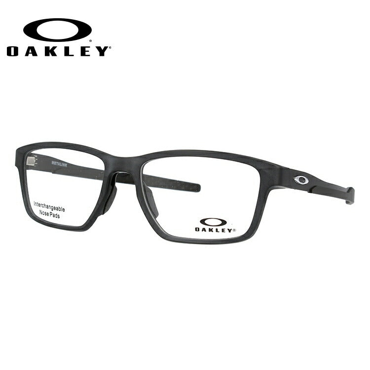 オークリー 眼鏡 フレーム OAKLEY メガネ METALINK メタリンク OX8153-0155 55 レギュラーフィット スクエア型 スポーツ メンズ レディース 度付き 度なし 伊達 ダテ めがね 老眼鏡 サングラス ラッピング無料