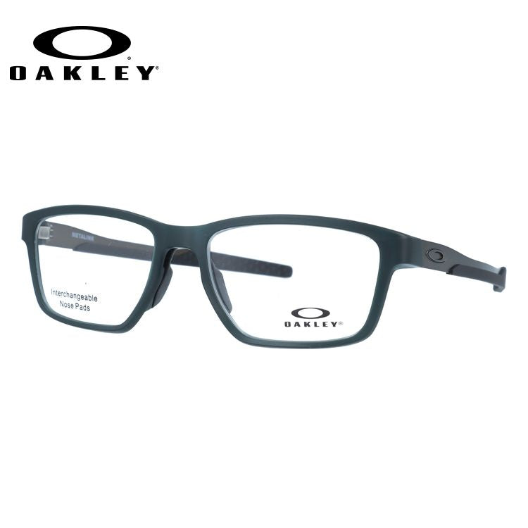 オークリー 眼鏡 フレーム OAKLEY メガネ METALINK メタリンク OX8153-0353 53 レギュラーフィット スクエア型 スポーツ メンズ レディース 度付き 度なし 伊達 ダテ めがね 老眼鏡 サングラス ラッピング無料