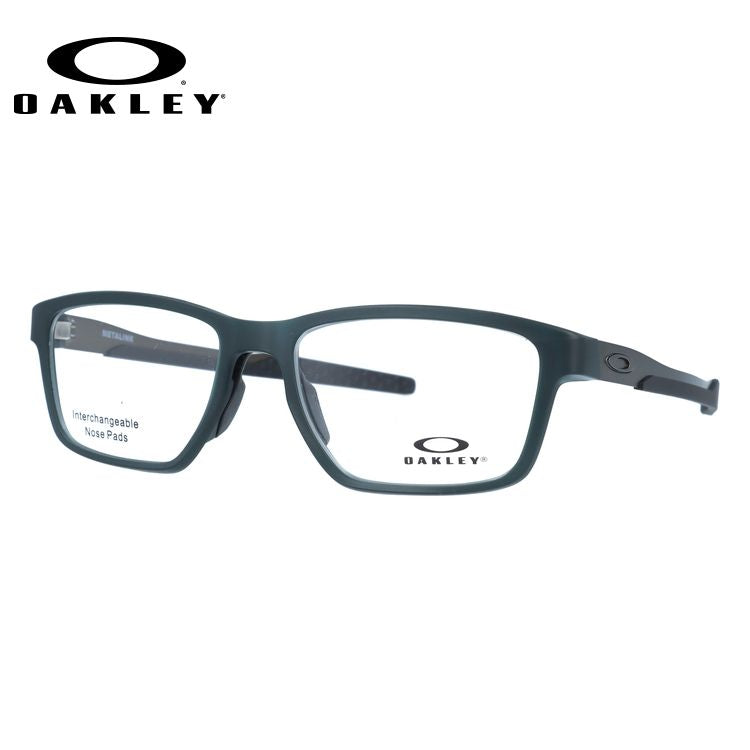 オークリー 眼鏡 フレーム OAKLEY メガネ METALINK メタリンク OX8153-0355 55 レギュラーフィット スクエア型 スポーツ メンズ レディース 度付き 度なし 伊達 ダテ めがね 老眼鏡 サングラス ラッピング無料