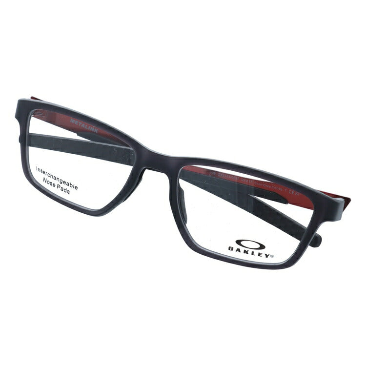 オークリー 眼鏡 フレーム OAKLEY メガネ METALINK メタリンク OX8153-0553 53 レギュラーフィット スクエア型 スポーツ メンズ レディース 度付き 度なし 伊達 ダテ めがね 老眼鏡 サングラス ラッピング無料