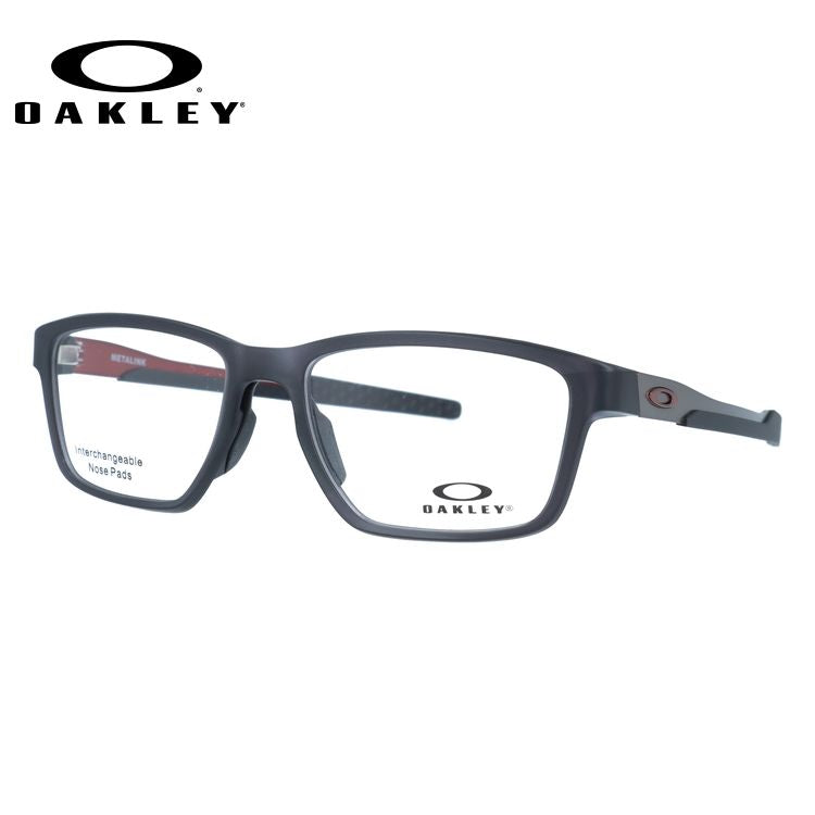 オークリー 眼鏡 フレーム OAKLEY メガネ METALINK メタリンク OX8153-0553 53 レギュラーフィット スクエア型 スポーツ メンズ レディース 度付き 度なし 伊達 ダテ めがね 老眼鏡 サングラス ラッピング無料