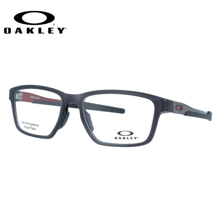 オークリー 眼鏡 フレーム OAKLEY メガネ METALINK メタリンク OX8153-0555 55 レギュラーフィット スクエア型 スポーツ メンズ レディース 度付き 度なし 伊達 ダテ めがね 老眼鏡 サングラス ラッピング無料