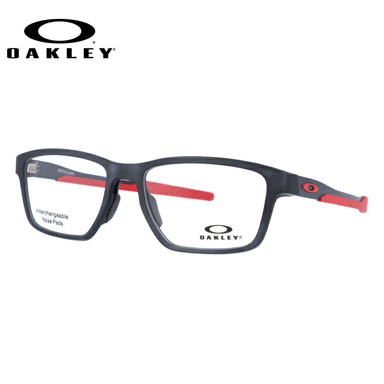 オークリー 眼鏡 フレーム OAKLEY メガネ METALINK メタリンク OX8153-0655 55 レギュラーフィット スクエア型 スポーツ メンズ レディース 度付き 度なし 伊達 ダテ めがね 老眼鏡 サングラス ラッピング無料