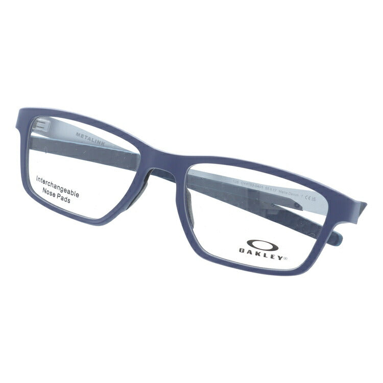 オークリー 眼鏡 フレーム OAKLEY メガネ METALINK メタリンク OX8153-0455 55 レギュラーフィット スクエア型 スポーツ メンズ レディース 度付き 度なし 伊達 ダテ めがね 老眼鏡 サングラス ラッピング無料