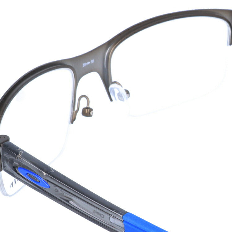 オークリー メガネフレーム クロスリンク 0.5 伊達メガネ OAKLEY Crosslink 0.5 OX3226-0255 55 レギュラーフィット（調整可能ノーズパッド） スクエア型 メンズ レディース 度付き 度なし 伊達 ダテ めがね 老眼鏡 サングラス ラッピング無料