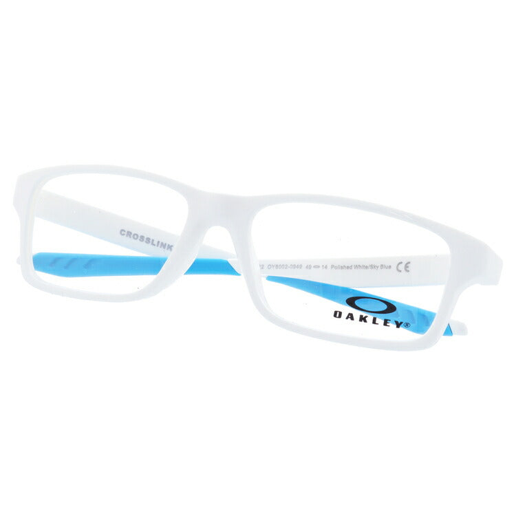 【キッズ・ジュニア用】オークリー メガネフレーム クロスリンクXS 伊達メガネ レギュラーフィット OAKLEY CROSSLINK XS OY8002-0949 49サイズ スクエア ユース 子供用 ラッピング無料