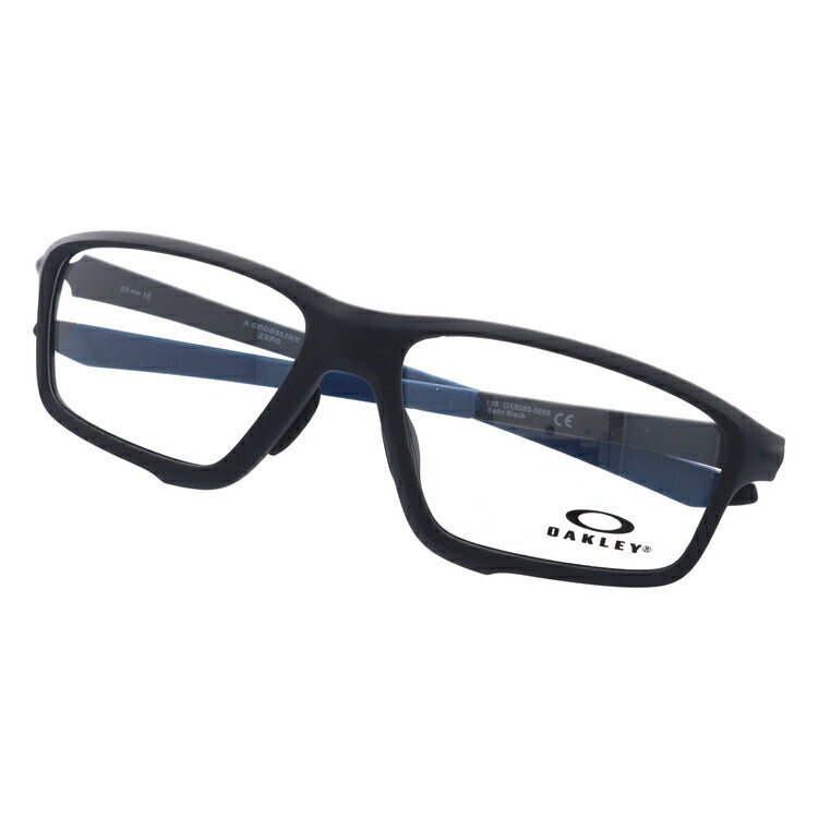 オークリー メガネフレーム クロスリンク ゼロ 伊達メガネ アジアンフィット OAKLEY CROSSLINK ZERO OX8080-0858 58サイズ スクエア ユニセックス メンズ レディース ラッピング無料