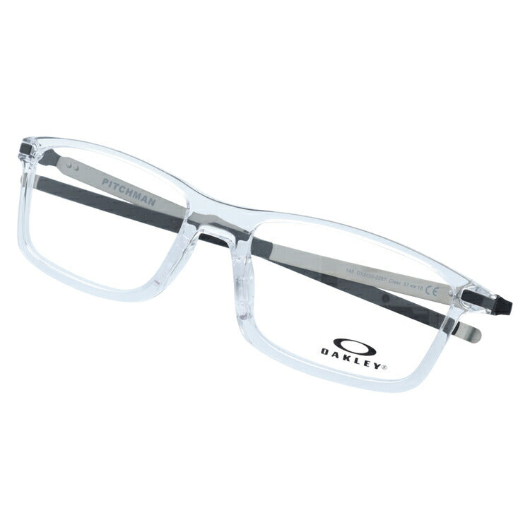 オークリー メガネフレーム ピッチマン 伊達メガネ レギュラーフィット OAKLEY PICHMAN OX8050-0257 57サイズ スクエア ユニセックス メンズ レディース めがね ラッピング無料