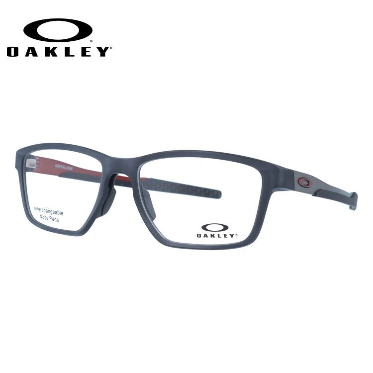オークリー メガネフレーム メタリンク 伊達メガネ レギュラーフィット OAKLEY METALINK OX8153-0557 57サイズ スクエア ユニセックス メンズ レディース