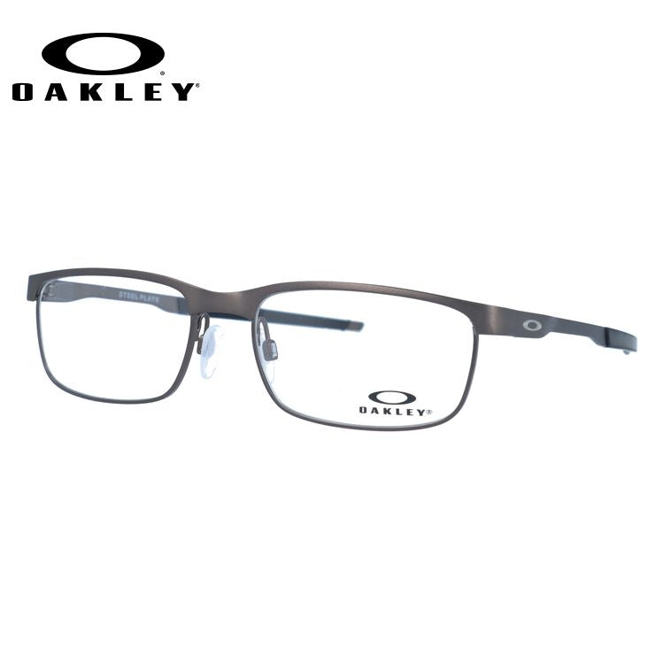 オークリー メガネフレーム スチールプレート 伊達メガネ OAKLEY STEEL PLATE OX3222-0256 56サイズ スクエア ユニセックス メンズ レディース