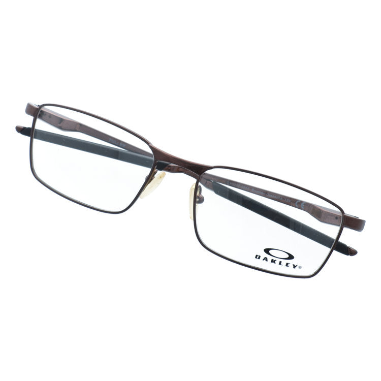 【訳あり・店頭展示品/外箱なし】 オークリー メガネフレーム フラー 伊達メガネ OAKLEY FULLER OX3227-0855 55サイズ スクエア型 アウトレット品 バネ丁番で着脱スムーズ ユニセックス メンズ レディース