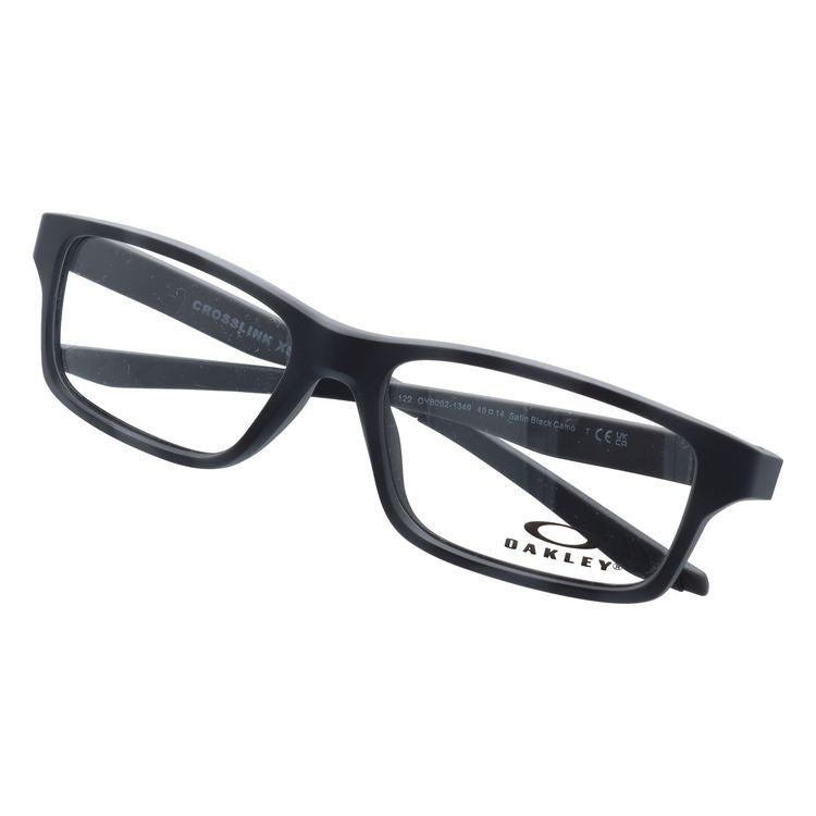 【キッズ・ジュニア用】オークリー メガネフレーム クロスリンクXS 伊達メガネ レギュラーフィット OAKLEY CROSSLINK XS OY8002-1349 49サイズ スクエア キッズ ジュニア ユース 子供