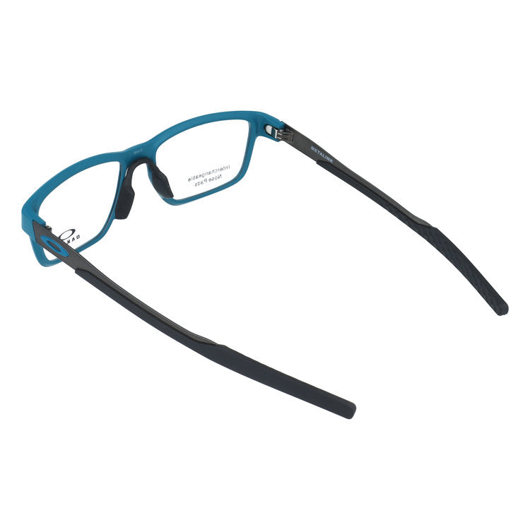 【選べる15色 ライトカラーレンズ】オークリー メガネフレーム メタリンク 伊達メガネ アジアンフィット OAKLEY METALINK OX8153-1253 53サイズ スクエア型 ユニセックス メンズ レディース【海外正規品】