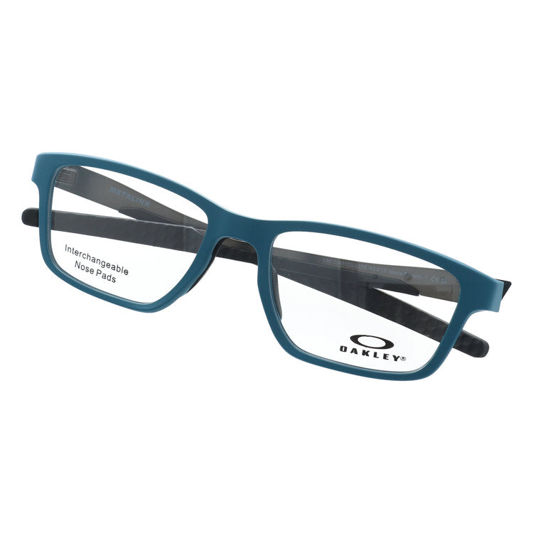 【選べる15色 ライトカラーレンズ】オークリー メガネフレーム メタリンク 伊達メガネ アジアンフィット OAKLEY METALINK OX8153-1253 53サイズ スクエア型 ユニセックス メンズ レディース【海外正規品】