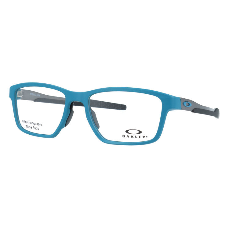 オークリー メガネフレーム メタリンク 伊達メガネ アジアンフィット OAKLEY METALINK OX8153-1255 55サイズ スクエア型 ユニセックス メンズ レディース
