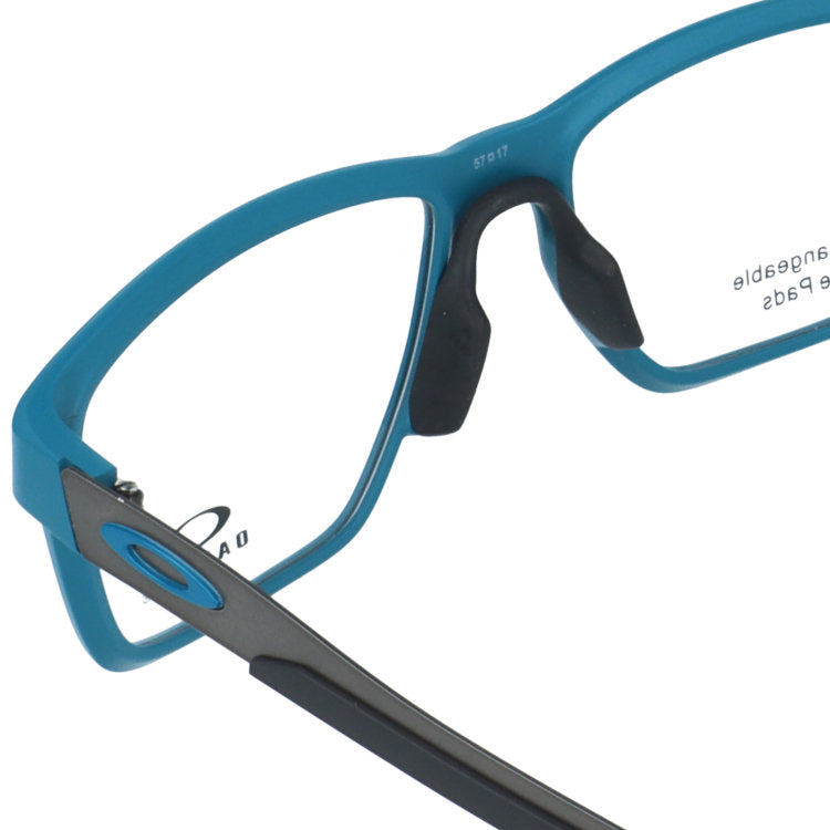 【選べる15色 ライトカラーレンズ】オークリー メガネフレーム メタリンク 伊達メガネ アジアンフィット OAKLEY METALINK OX8153-1257 57サイズ スクエア型 ユニセックス メンズ レディース【海外正規品】