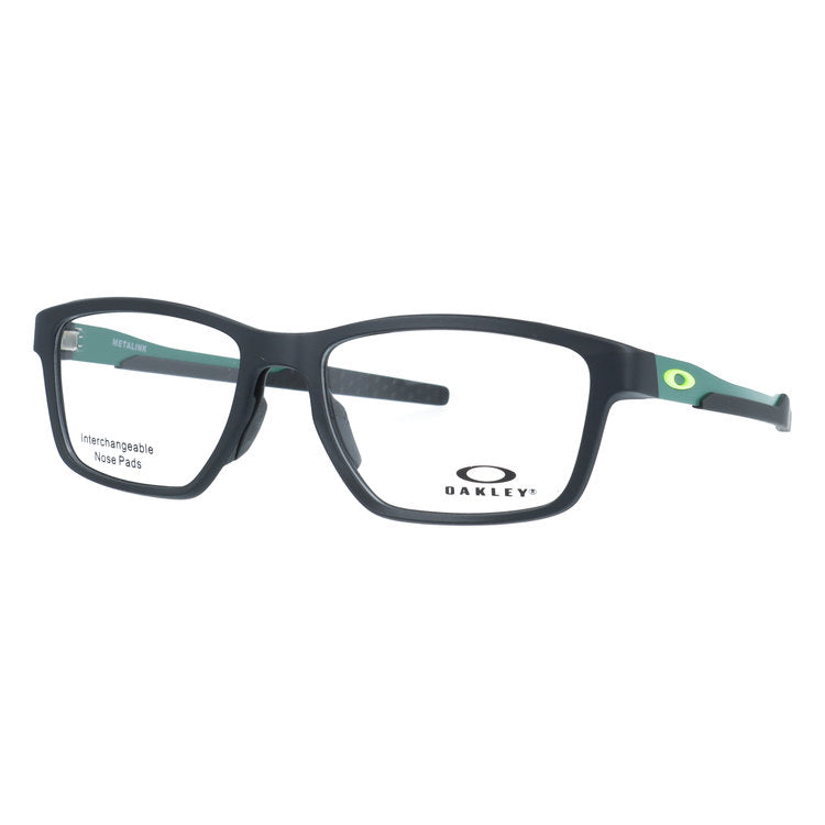 【選べる15色 ライトカラーレンズ】オークリー メガネフレーム メタリンク 伊達メガネ アジアンフィット OAKLEY METALINK OX8153-1355 55サイズ スクエア型 ユニセックス メンズ レディース【海外正規品】