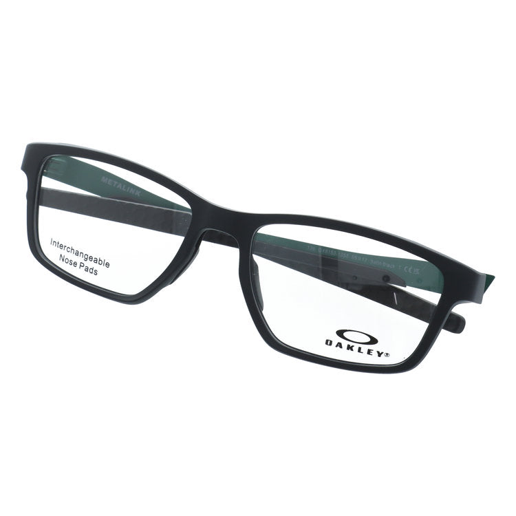 【選べる15色 ライトカラーレンズ】オークリー メガネフレーム メタリンク 伊達メガネ アジアンフィット OAKLEY METALINK OX8153-1355 55サイズ スクエア型 ユニセックス メンズ レディース【海外正規品】