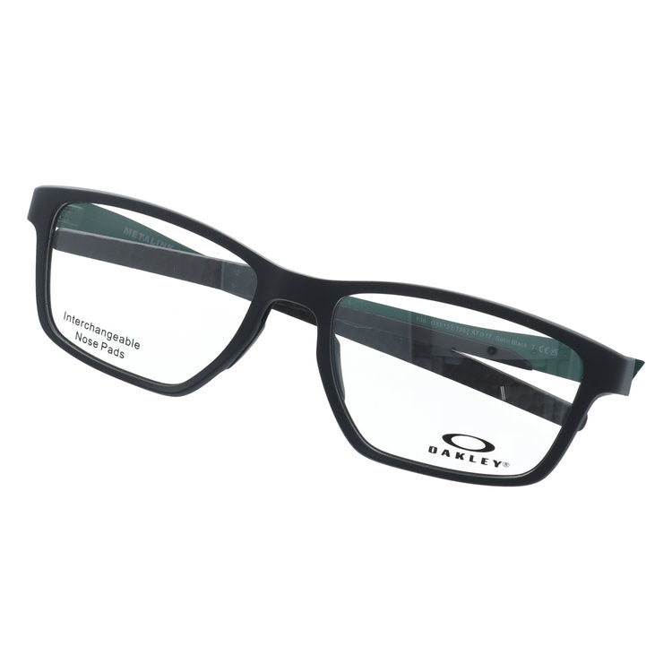 【選べる15色 ライトカラーレンズ】オークリー メガネフレーム メタリンク 伊達メガネ アジアンフィット OAKLEY METALINK OX8153-1357 57サイズ スクエア型 ユニセックス メンズ レディース【海外正規品】