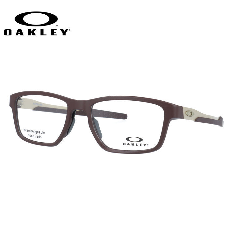 オークリー メガネフレーム メタリンク 伊達メガネ アジアンフィット OAKLEY METALINK OX8153-1453 53サイズ スクエア型 ユニセックス メンズ レディース