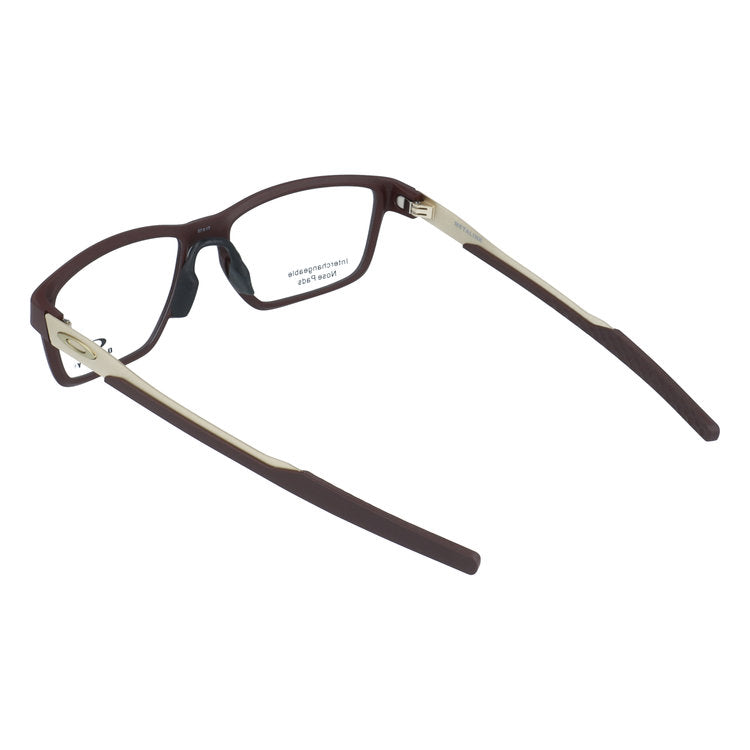 【選べる15色 ライトカラーレンズ】オークリー メガネフレーム メタリンク 伊達メガネ アジアンフィット OAKLEY METALINK OX8153-1455 55サイズ スクエア型 ユニセックス メンズ レディース【海外正規品】
